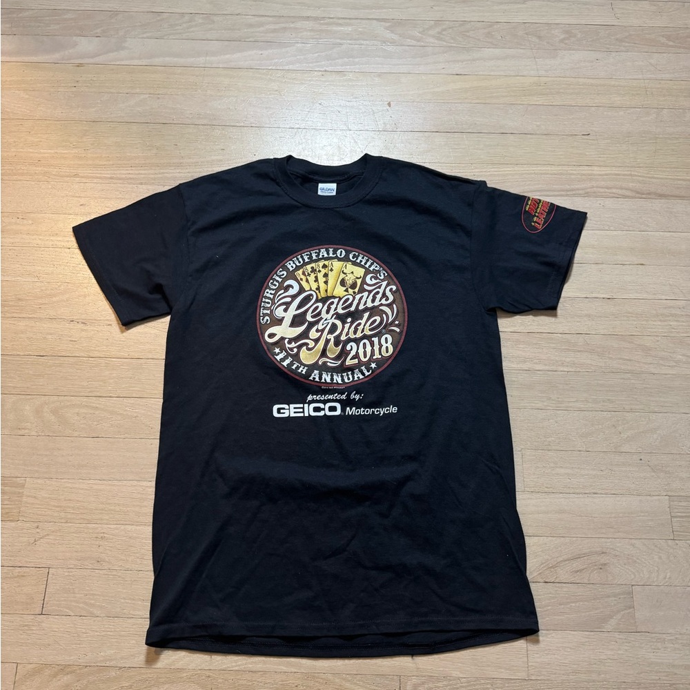 Gildan Black Legends Ride 2018 T-Shirt